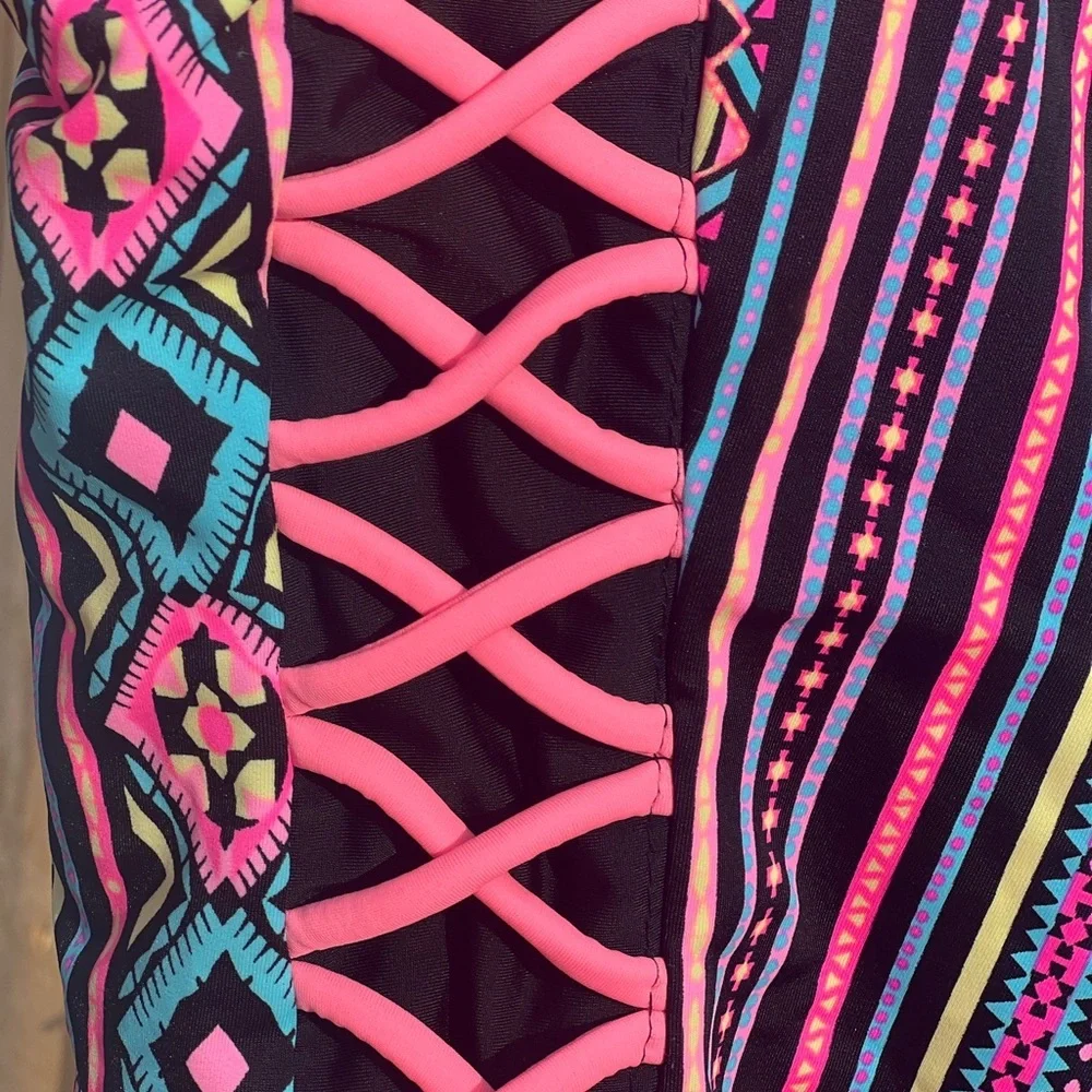 Arizona Jean Co Colorful One Piece Swimsuit For Girls